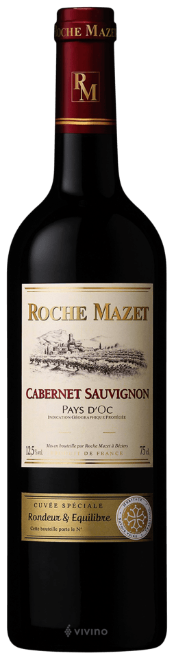 ROCHE MAZET CAB SAUVIGNON ROUGE 75 CL